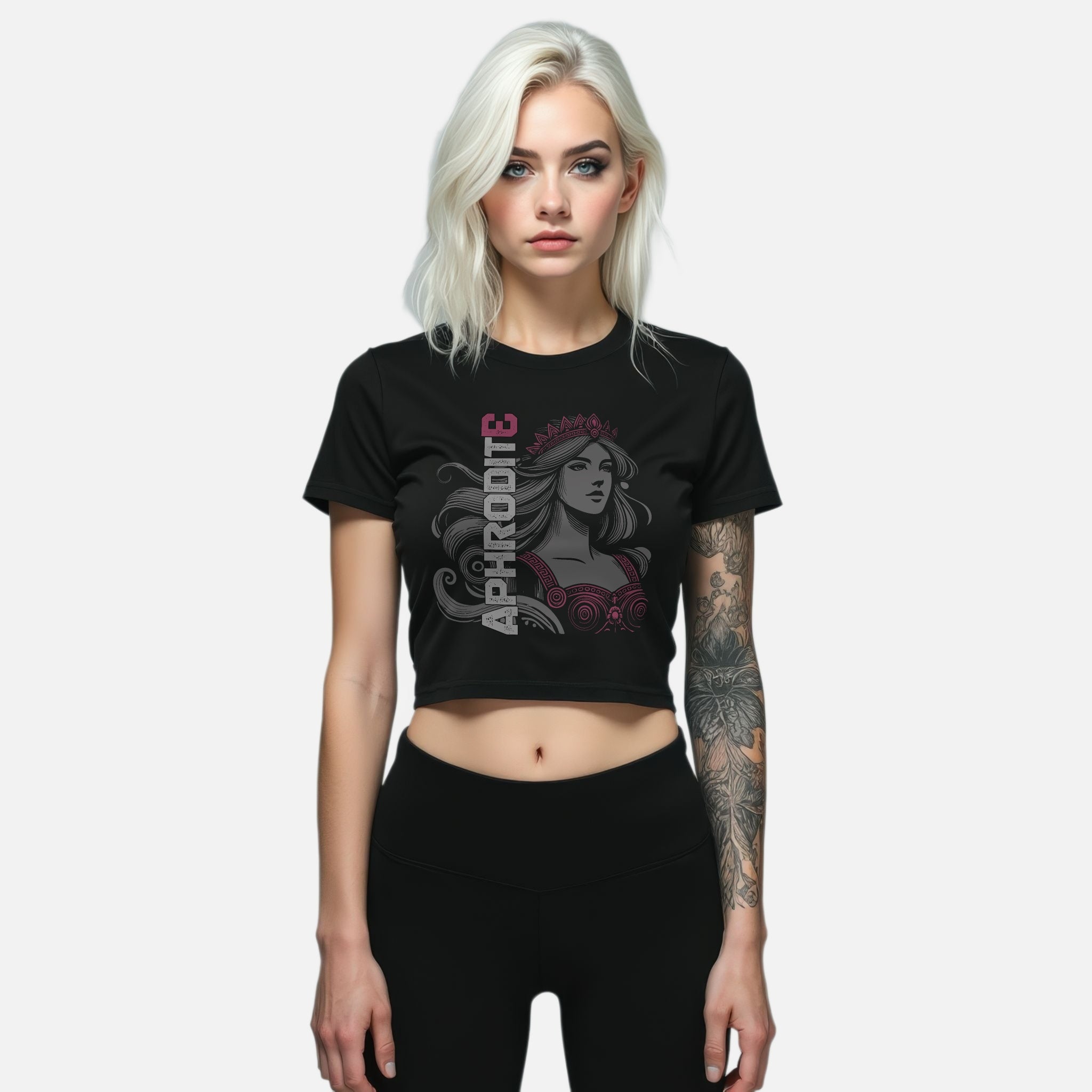 Aphrodite Divine - Cropped T-Shirt