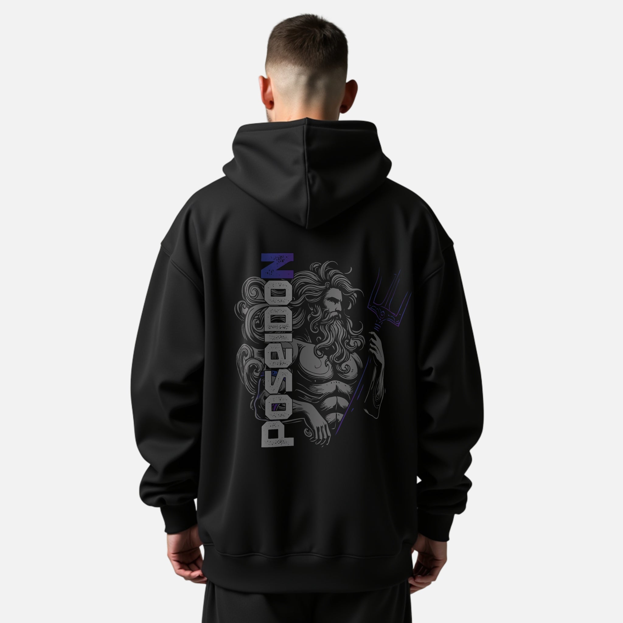 Poseidon Tidebreaker - Oversized Zipper Hoodie