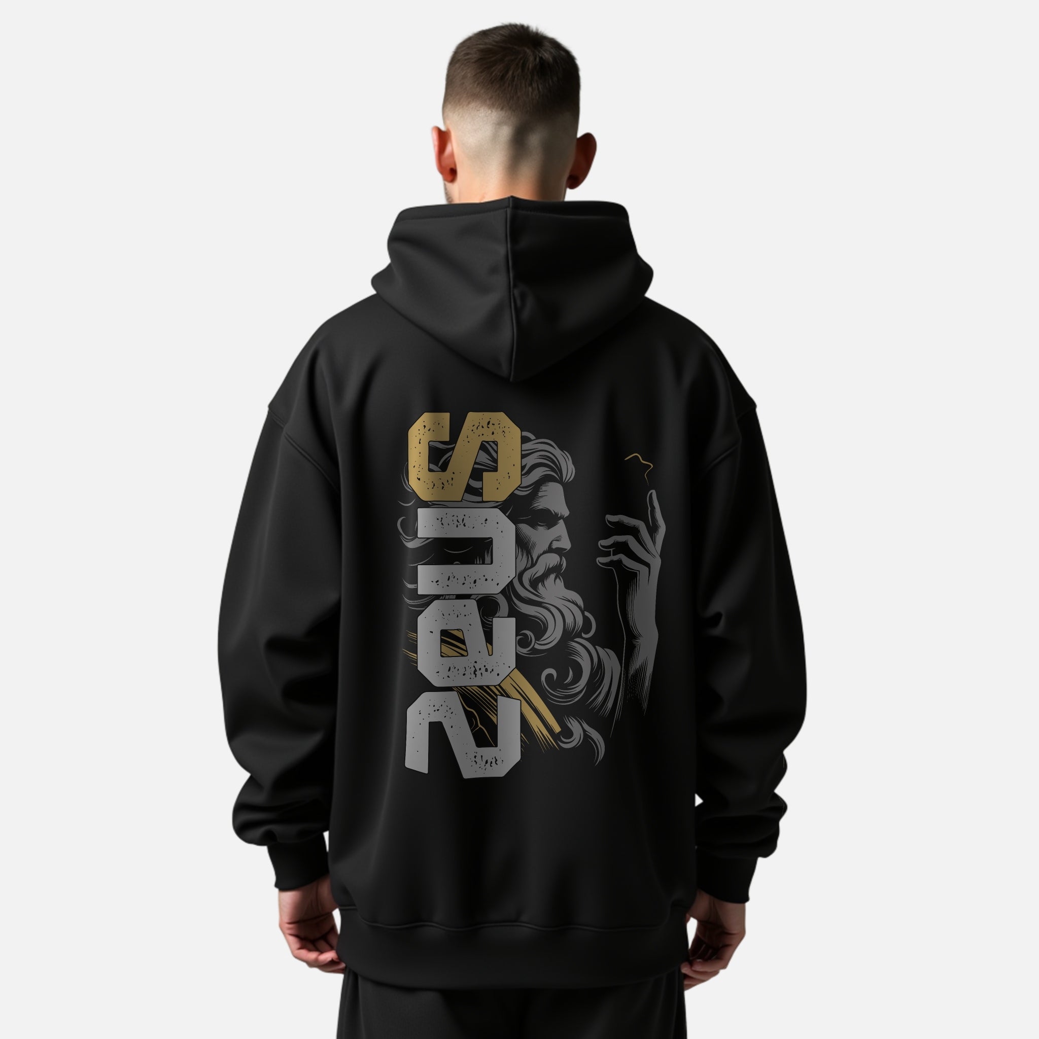Zeus Eternal – Oversized Zipper Hoodie